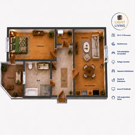 Cinema - Balkon & Beamer Apartament