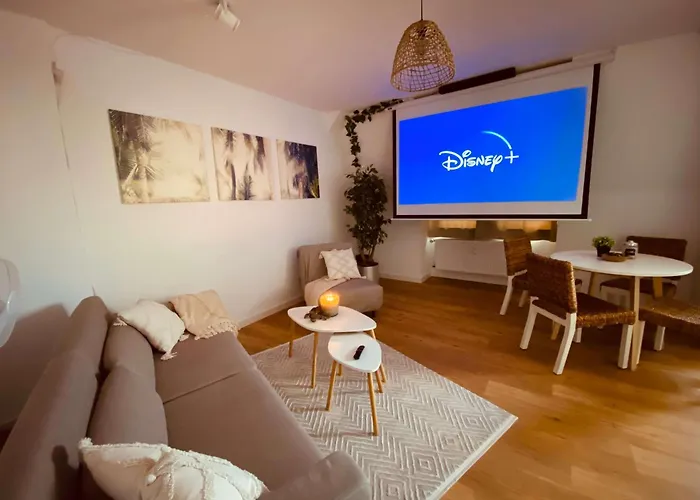 Apartman Cinema - Balkon & Beamer Magdeburg